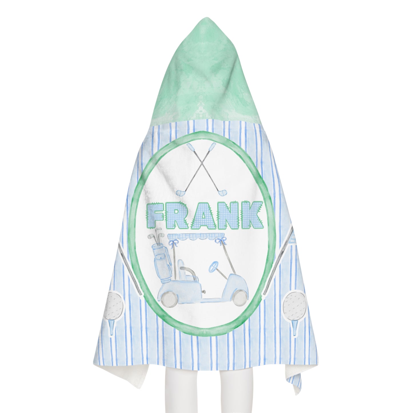 Frank’s golf hooded towel
