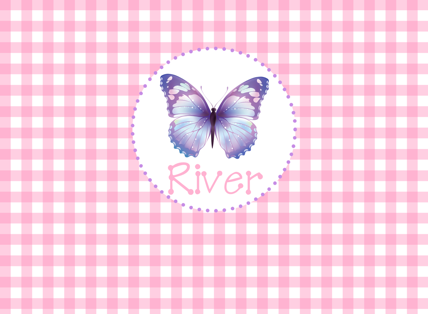 143- pink and purple butterfly
