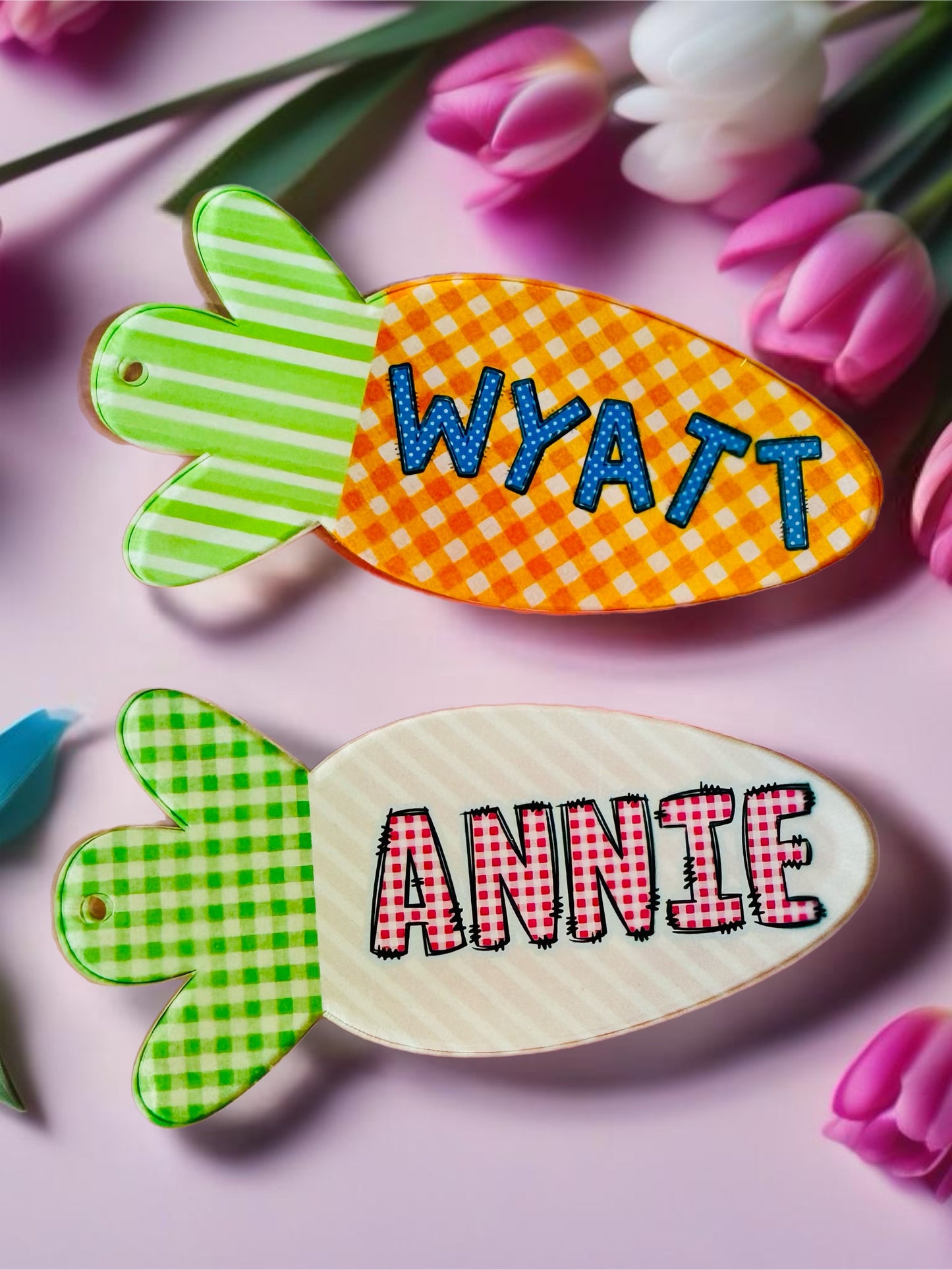 Easter basket tags