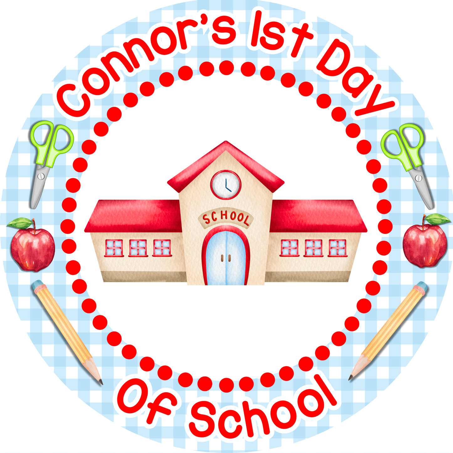 Back to School Plate