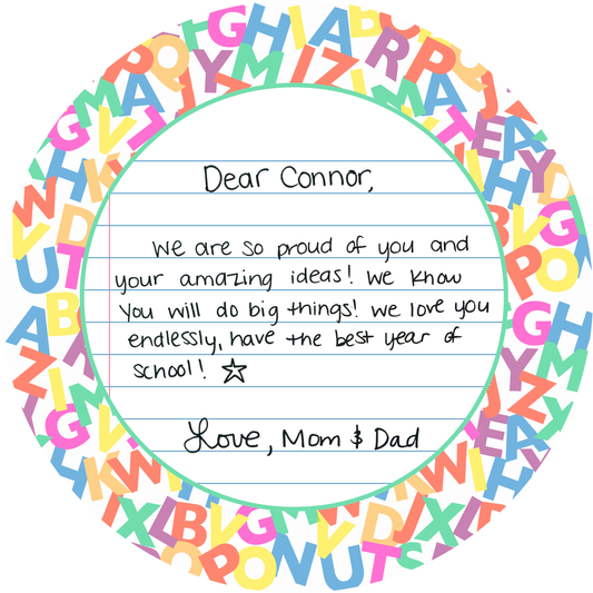 Back to School Plate