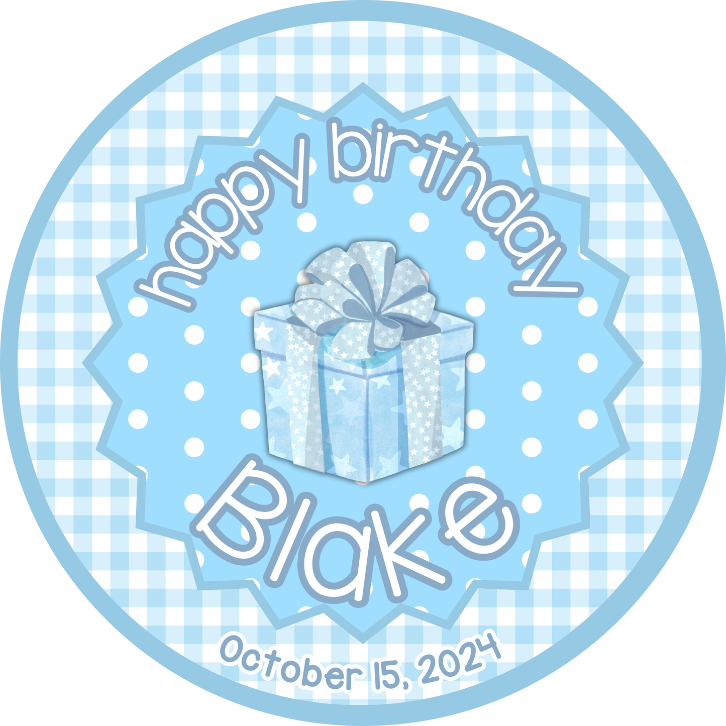 Birthday plate