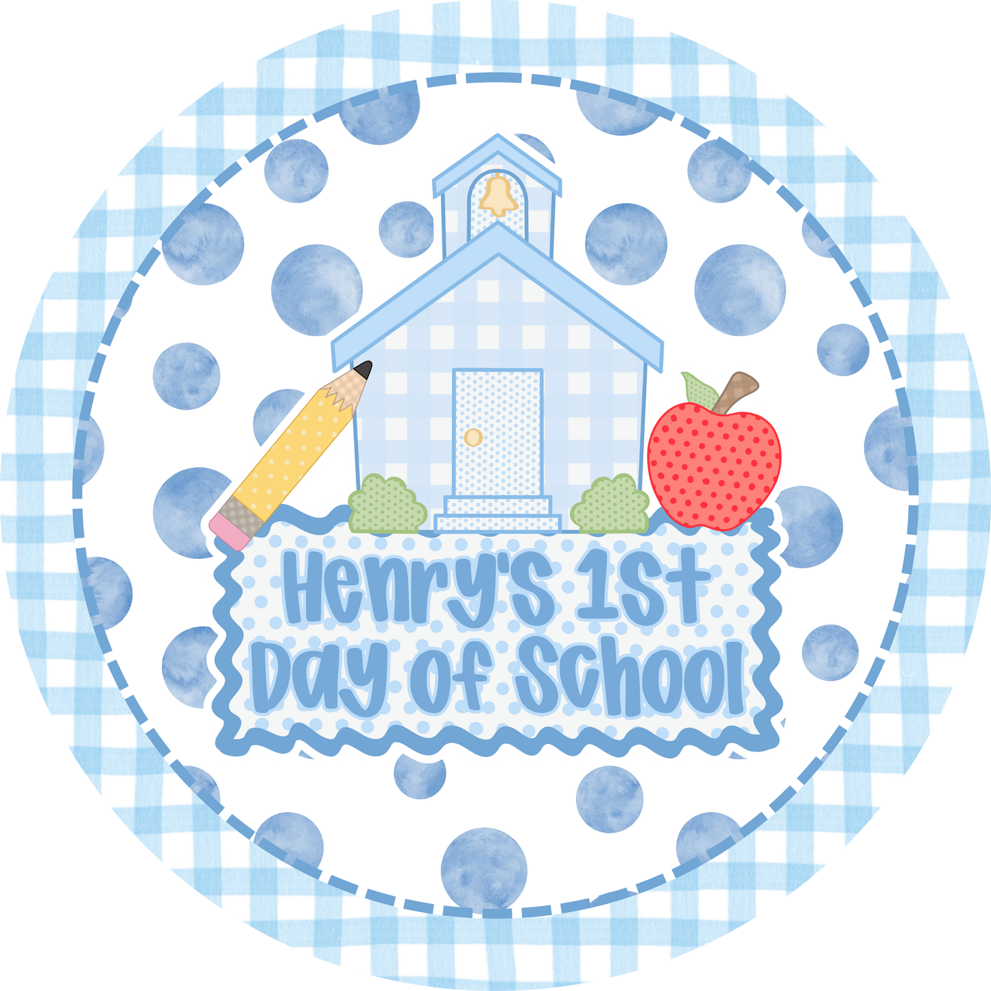 Back to School Plate