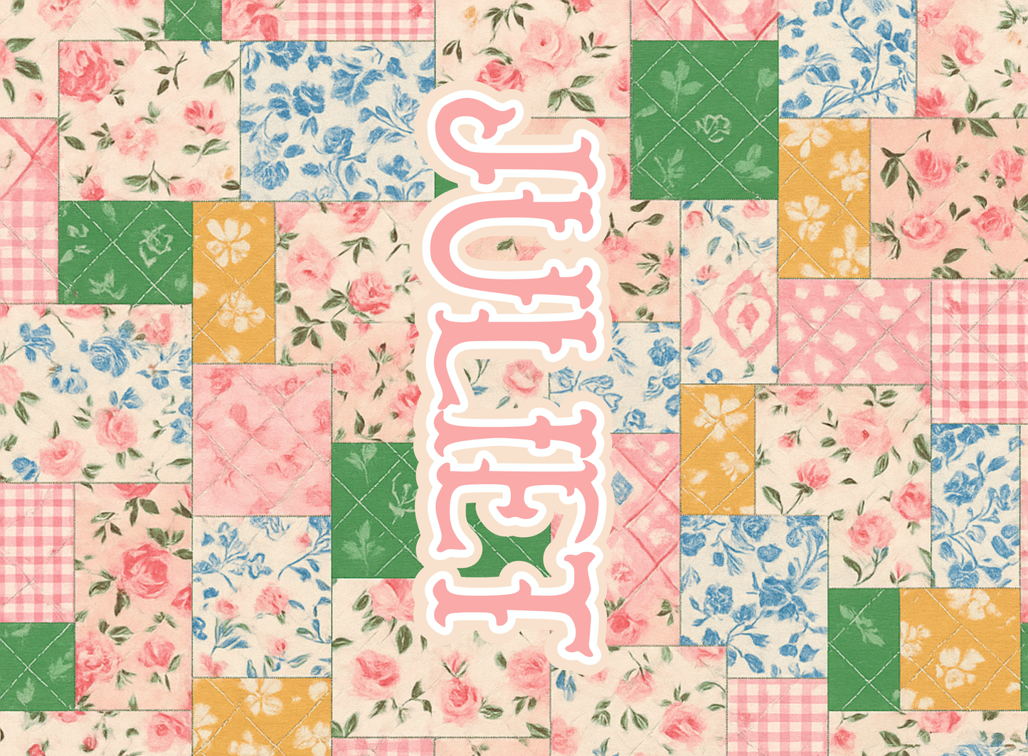 241- floral quilted patchwork