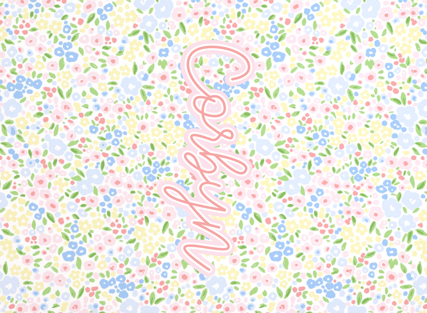 228- bright ditsy floral