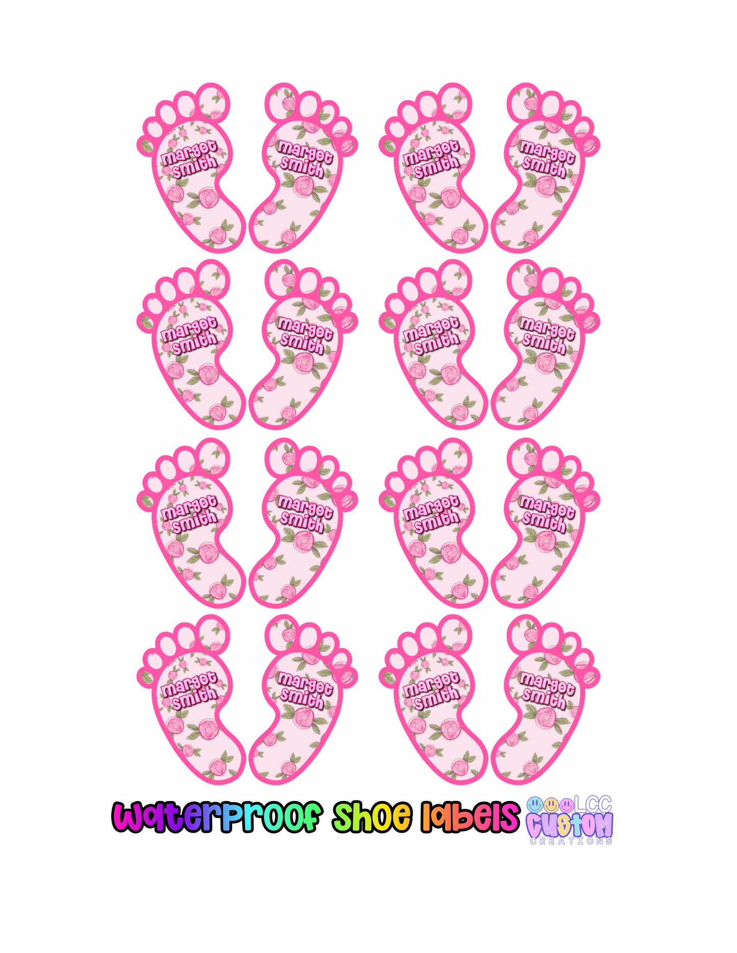 Camp Shoe Labels 👣✨