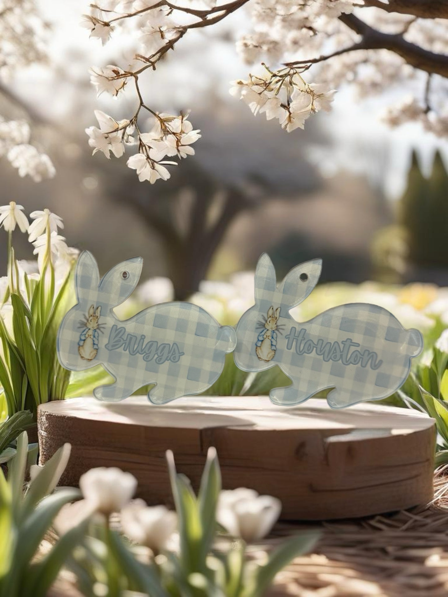 Easter basket tags