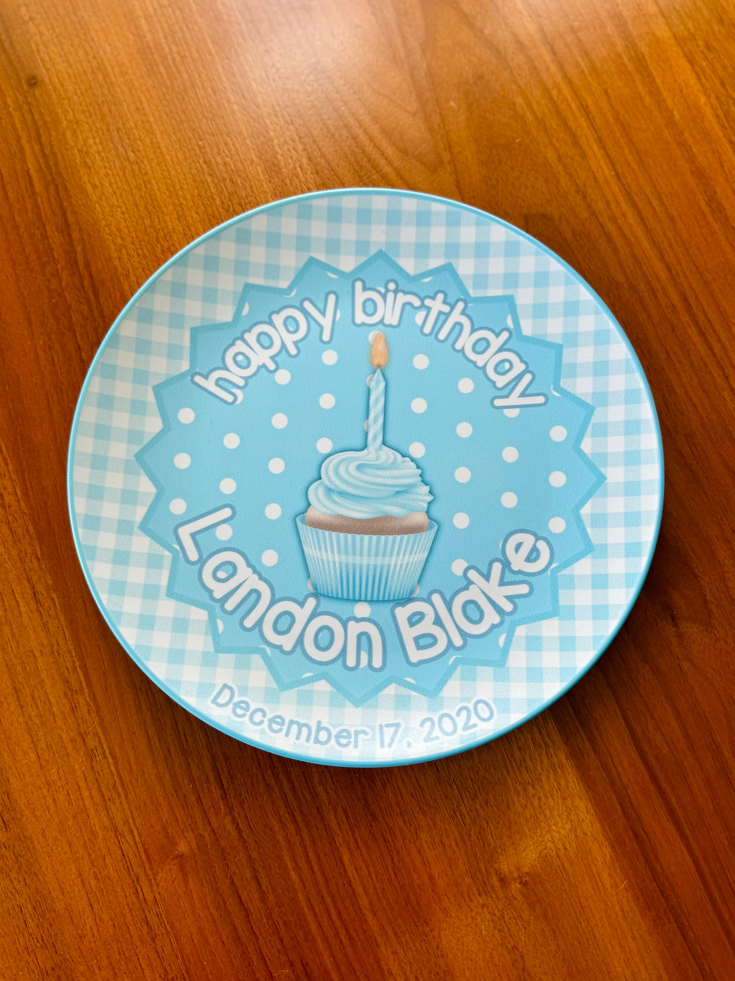 Birthday plate