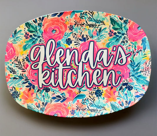 Personalized Unbreakable Serving Platter | Custom Indoor & Outdoor Platter