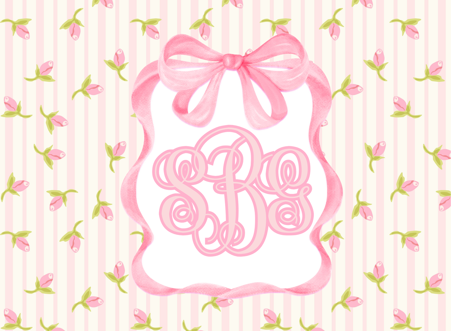071- rosebuds and bows