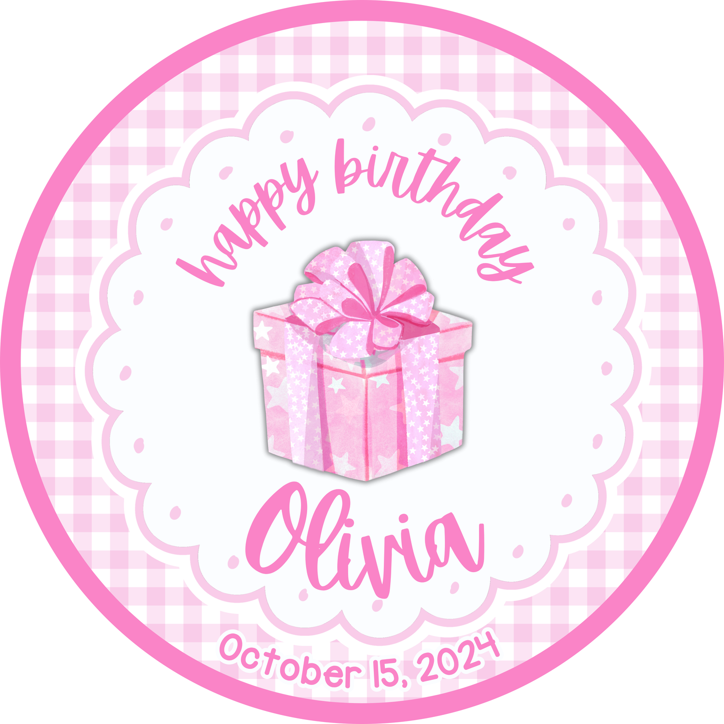 Birthday plate