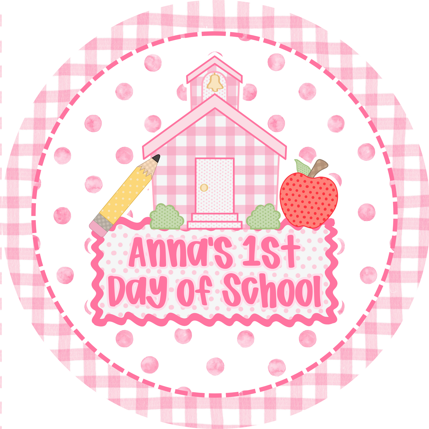 Back to School Plate