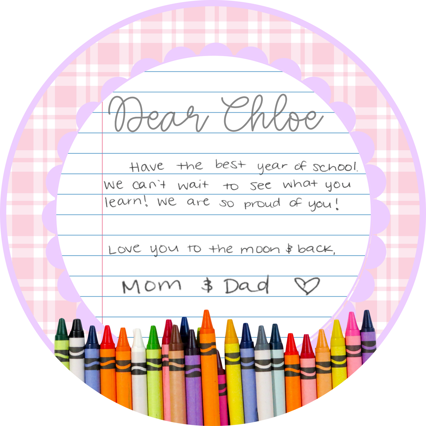 Back to School Plate