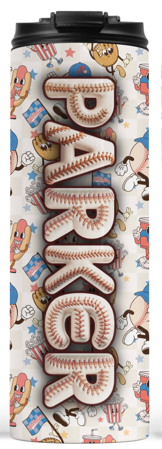 Northbrook Action Baseball Personalized 20oz Sports Water Bottle