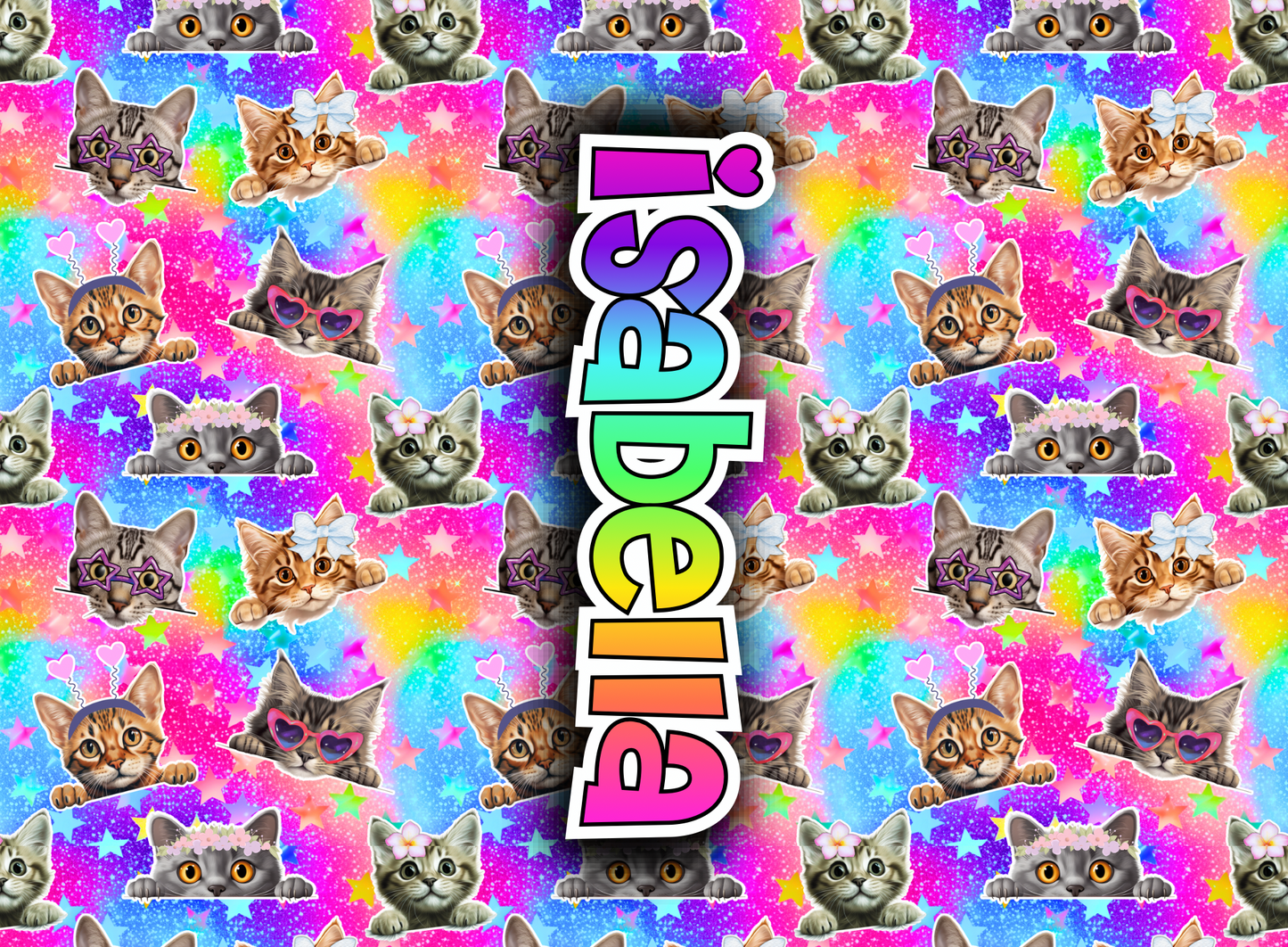 267- rainbow star cats