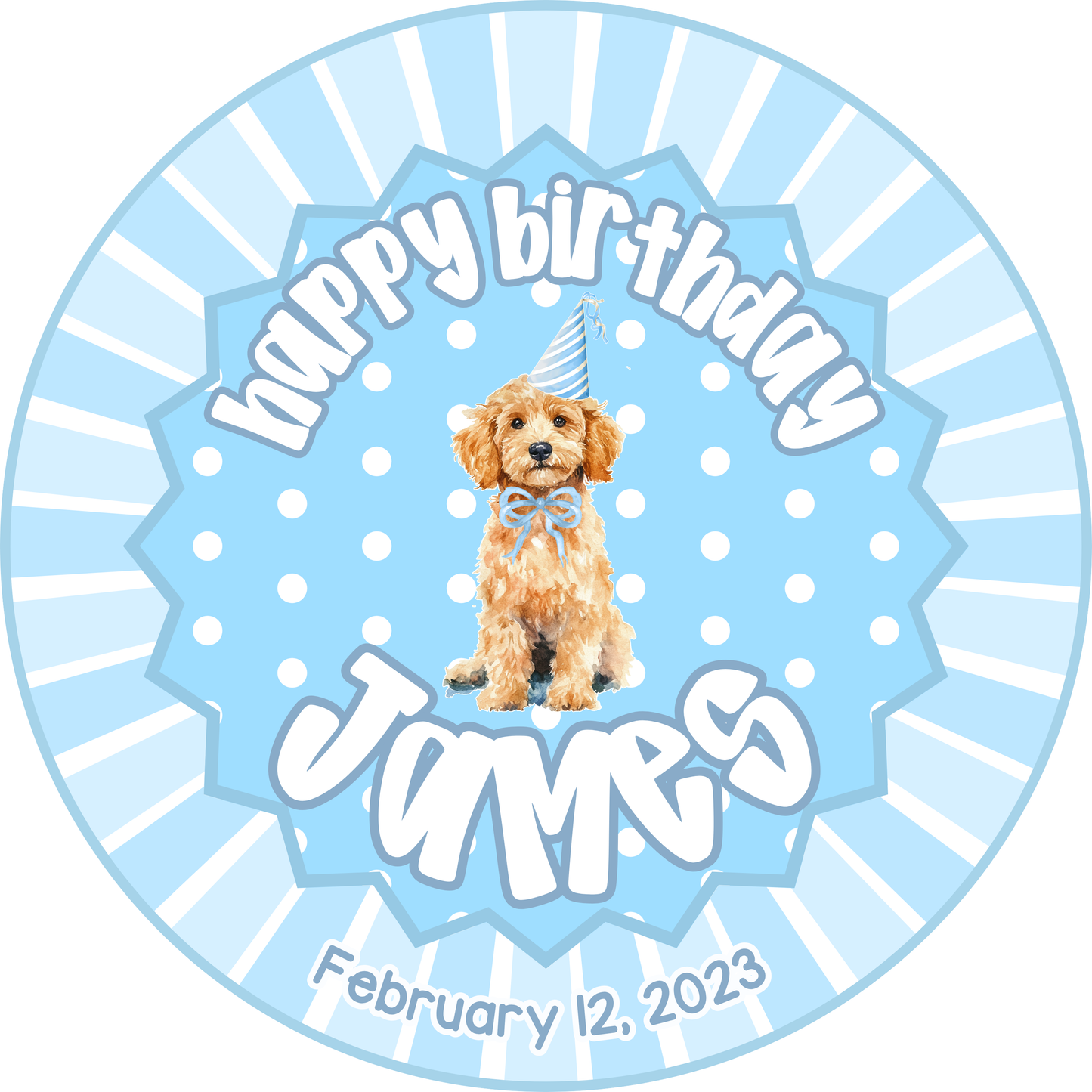 Birthday plate