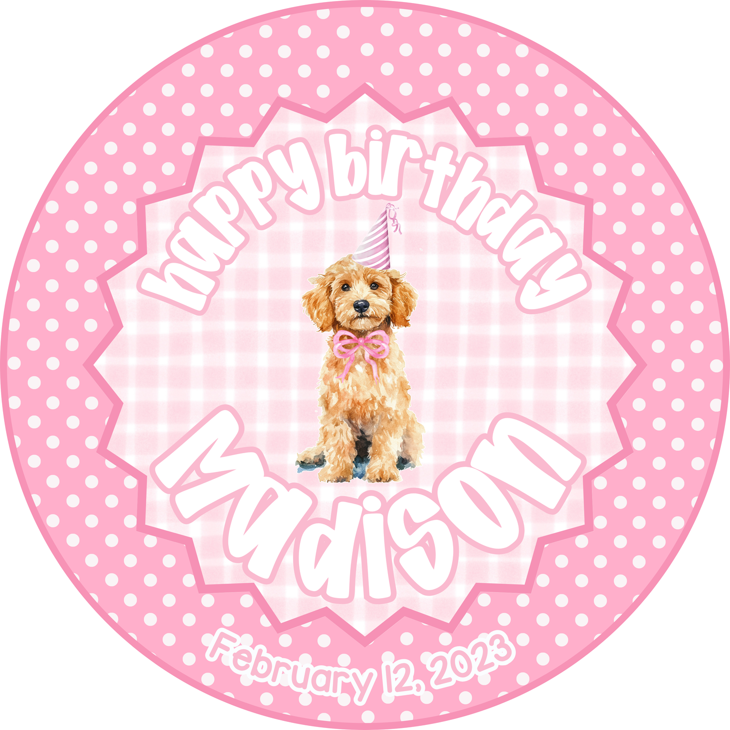 Birthday plate