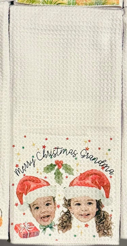 Custom Seasonal Face Towels | Build Your Own Bundle | Holiday + Everyday Designs | Personalized Gift Idea