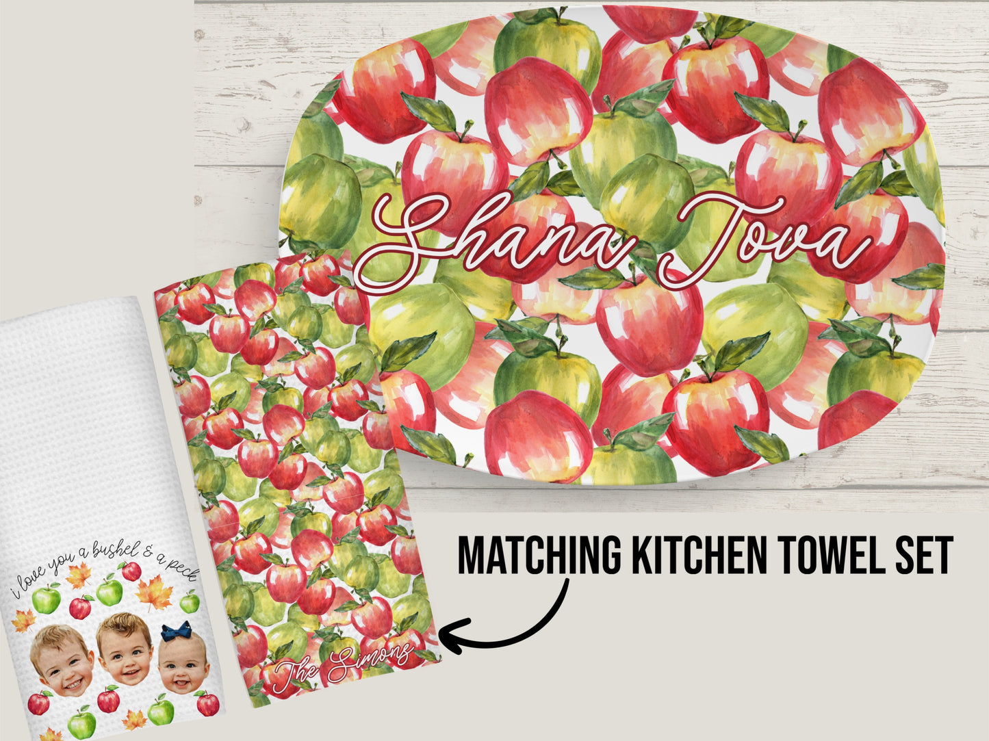 Water color apples