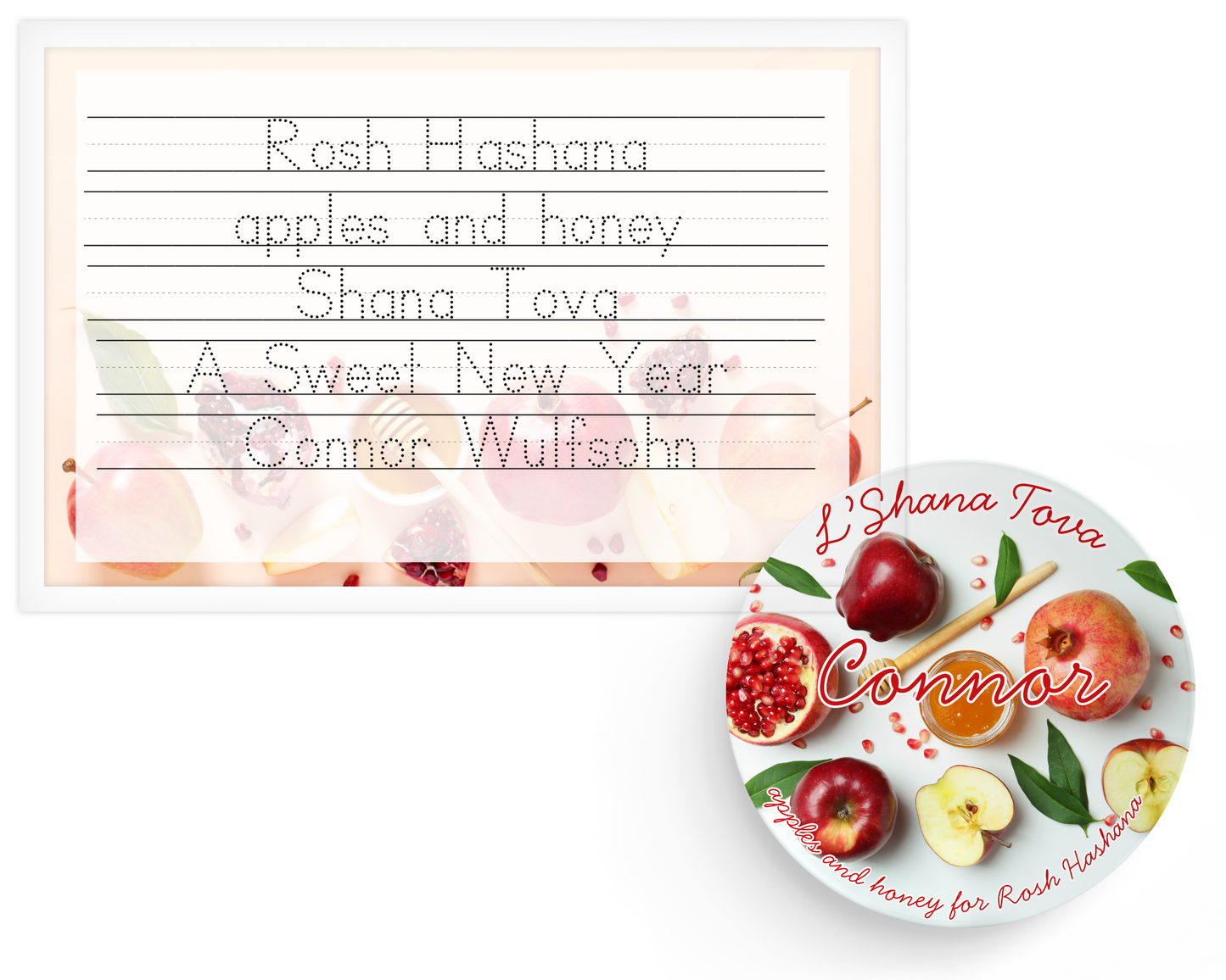 Apples and pomegranates
