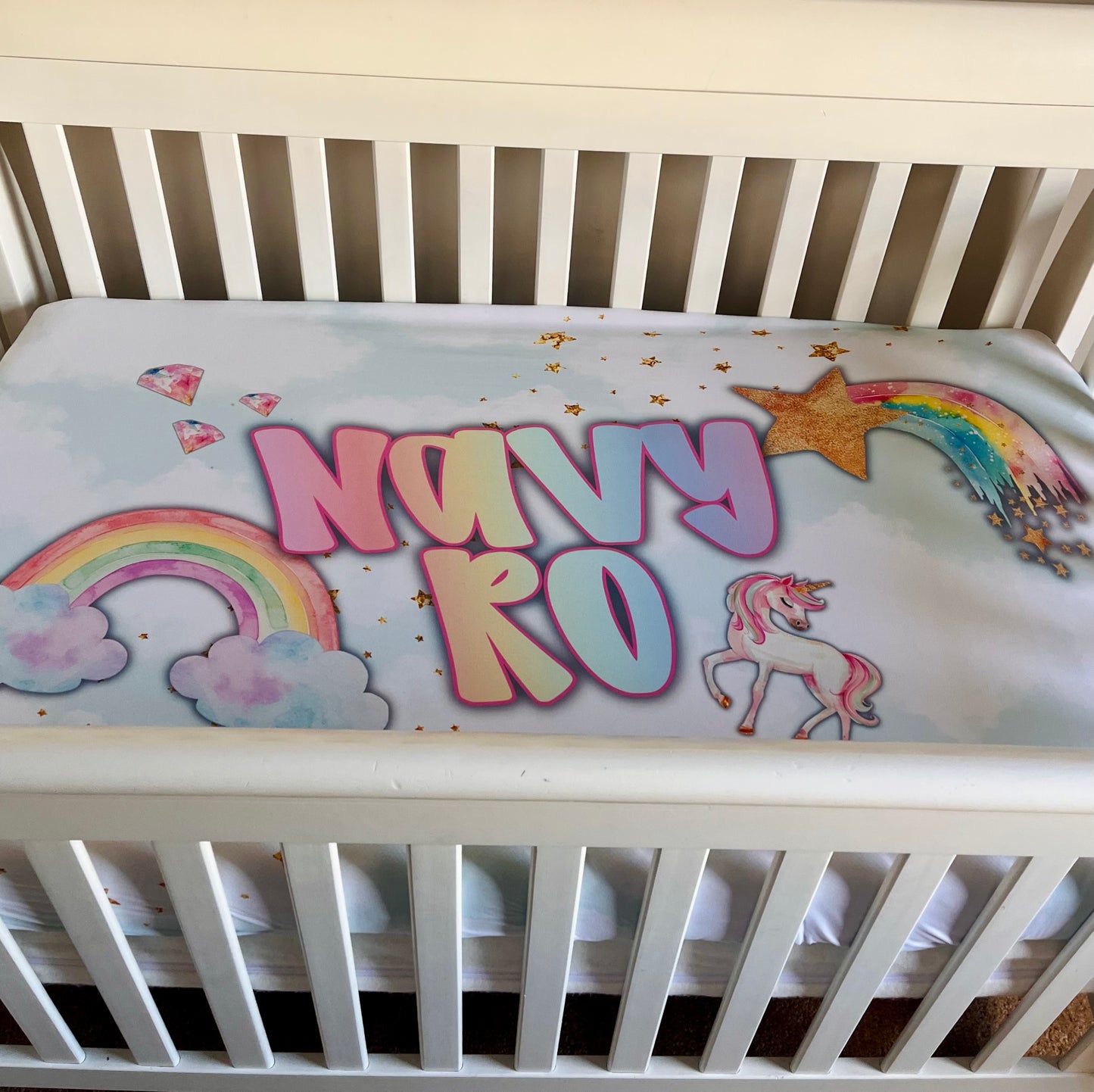 Personalized Crib & Toddler Fitted Sheet