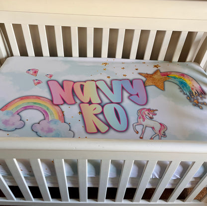 Personalized Crib & Toddler Fitted Sheet