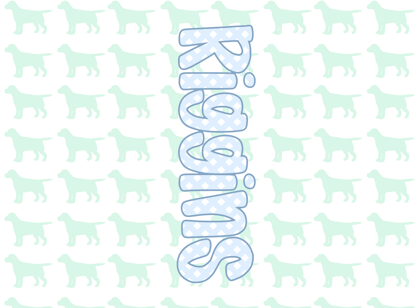 151- teal dogs