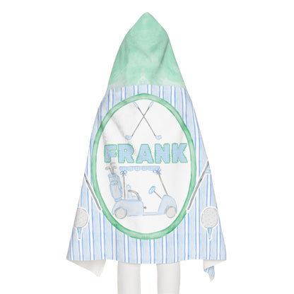 Frank’s golf hooded towel