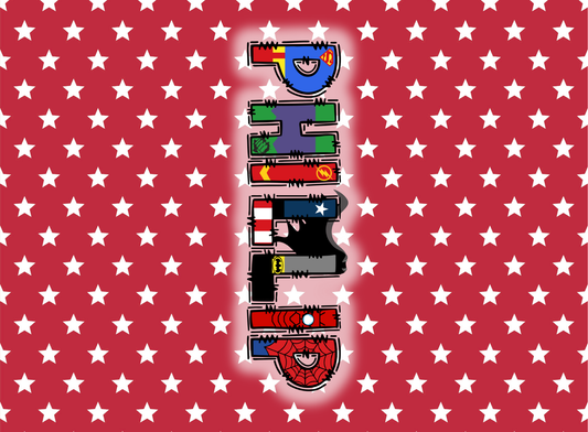 085- red star superhero