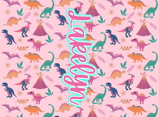 138- pink dinos
