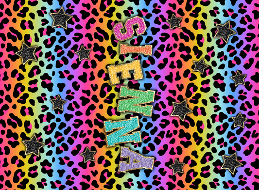 067- rainbow leopard stars
