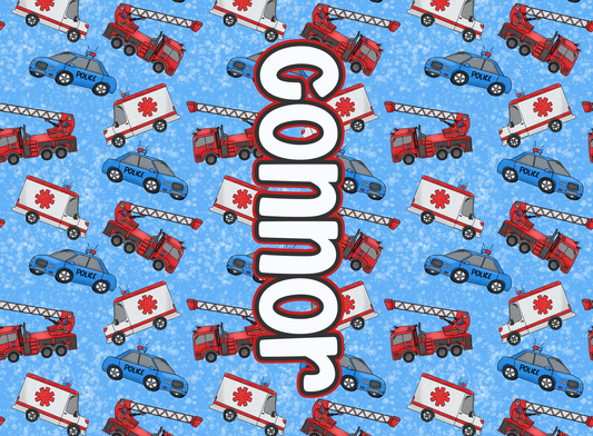 031- blue emergency vehicles