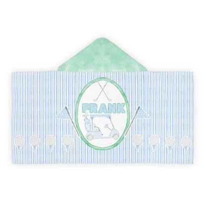 Frank’s golf hooded towel