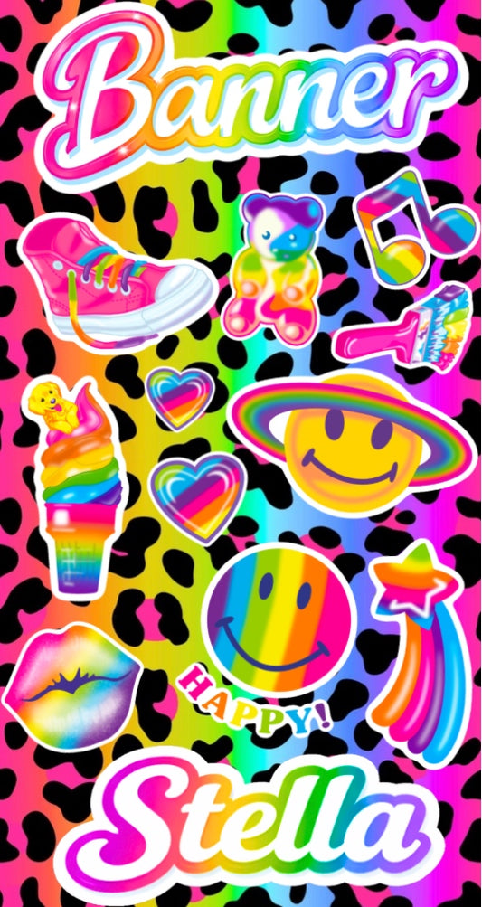 Custom Camp Sticker Sheet