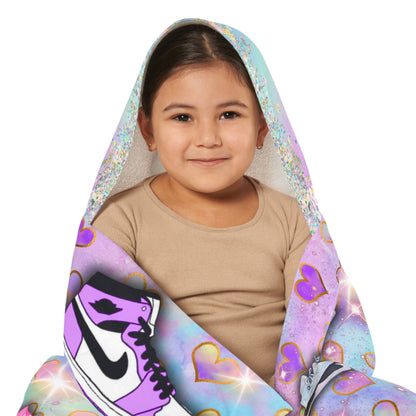 Madison’s dance and ice skate hooded towel