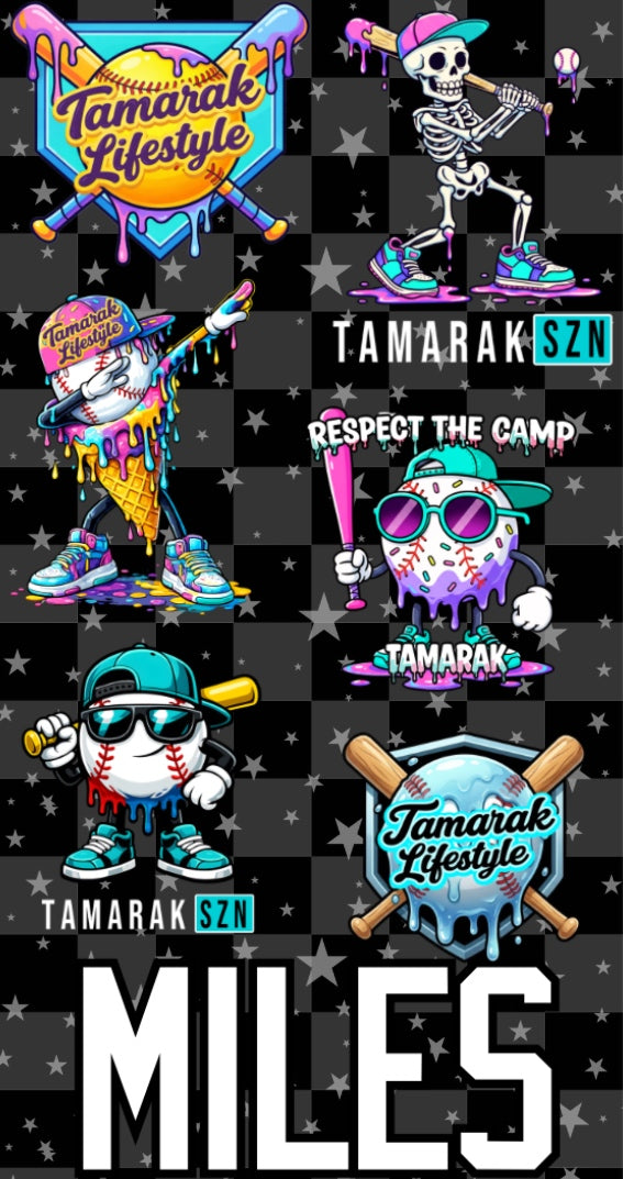 Custom Camp Sticker Sheet