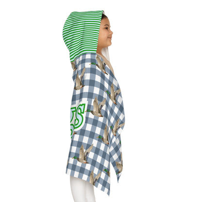 Briggs’ mallard check hooded towel