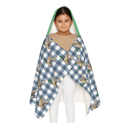 Briggs’ mallard check hooded towel