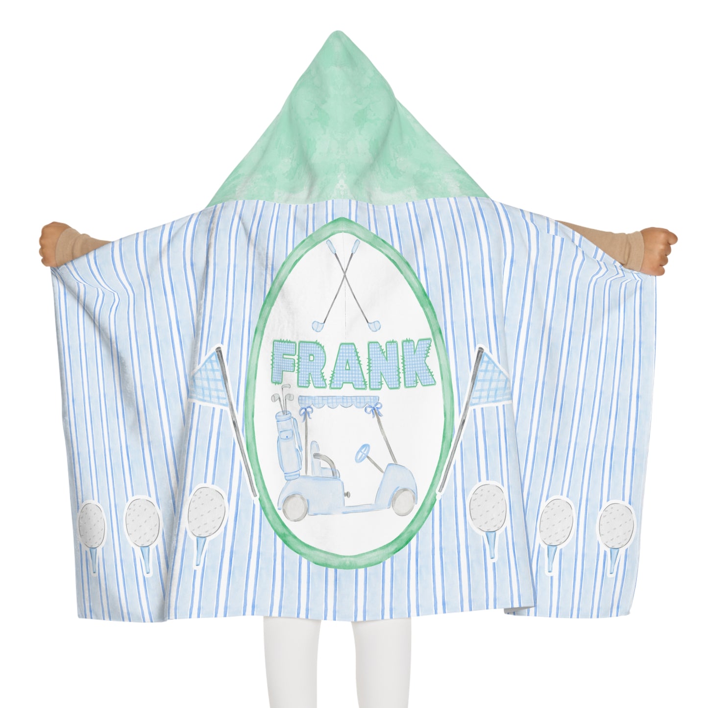 Frank’s golf hooded towel