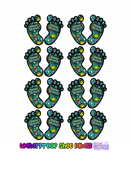 Camp Shoe Labels 👣✨