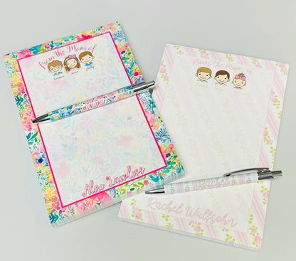 Personalized notepads