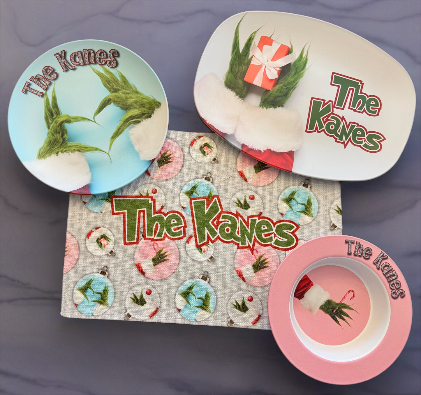 Personalized Unbreakable Serving Platter | Custom Indoor & Outdoor Platter