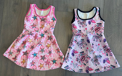 Custom Girls Twirl Dress – Boutique Kids Dress | Choose Any Design