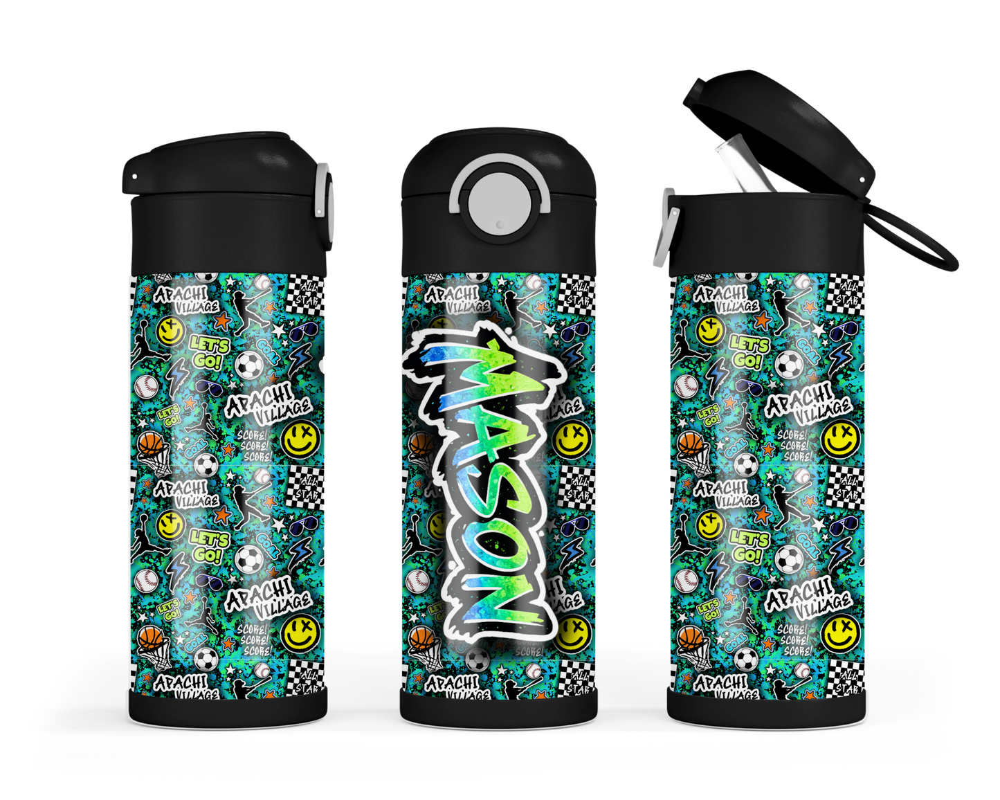 Custom 12oz Camp Water Bottle