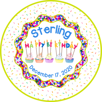 Birthday plate