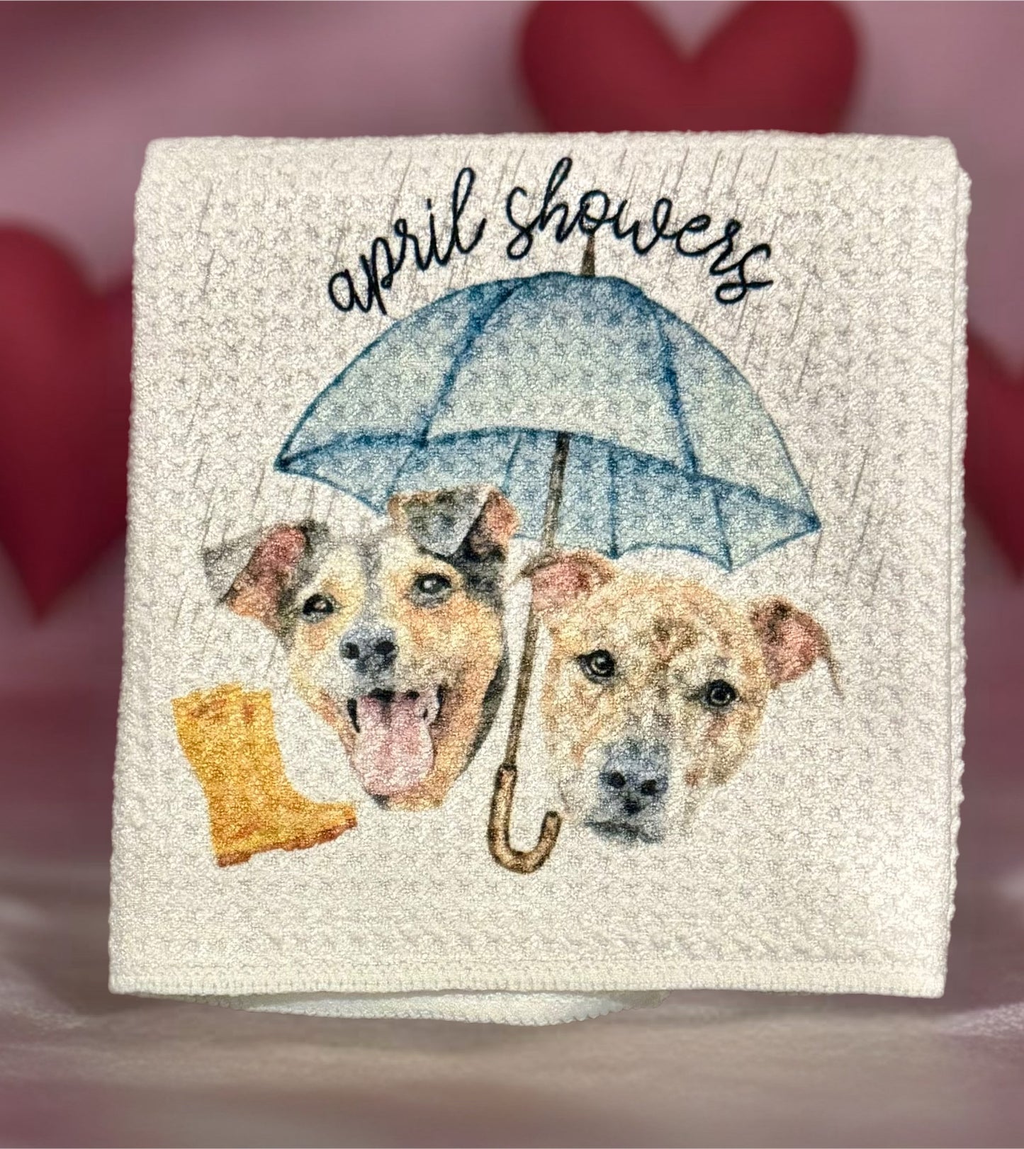 Custom face kitchen towels