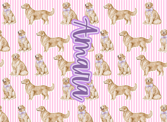 033- pink seersucker pups