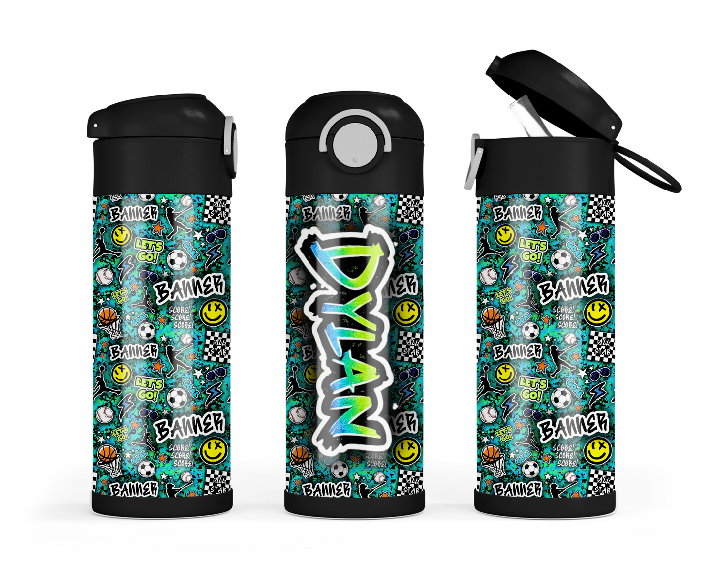Custom 12oz Camp Water Bottle