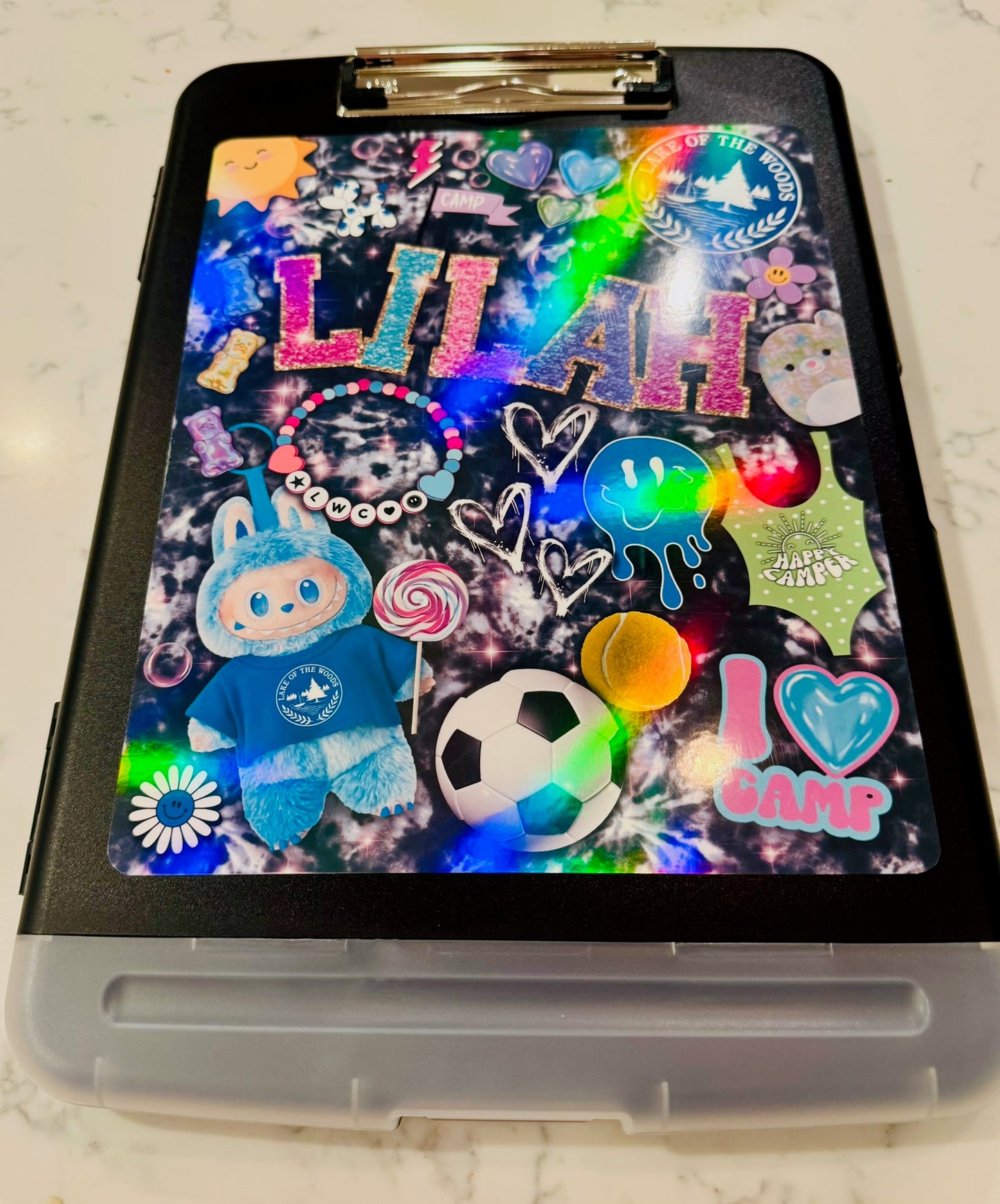 Personalized Camp Clipboard Case
