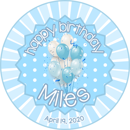 Birthday plate